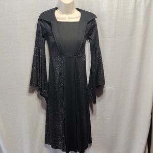 California Costumes Glittering Black Long Sleeve Dress